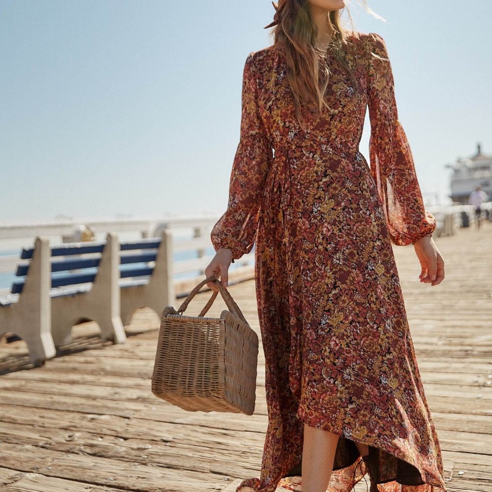 Christy Dawn The Bergen Dress In Mystic Garden SzS - Picture 3 of 15